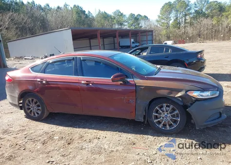 2016 Ford Fusion S из США, поврежденный, VIN 3FA6P0G70GR130210